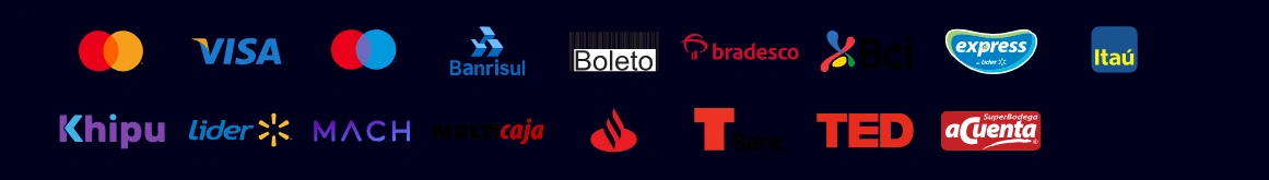 Доступные варианты оплаты